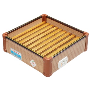 红健实木取暖器冬季家用多功能烤火炉火箱省电速热暖足器电火炉子