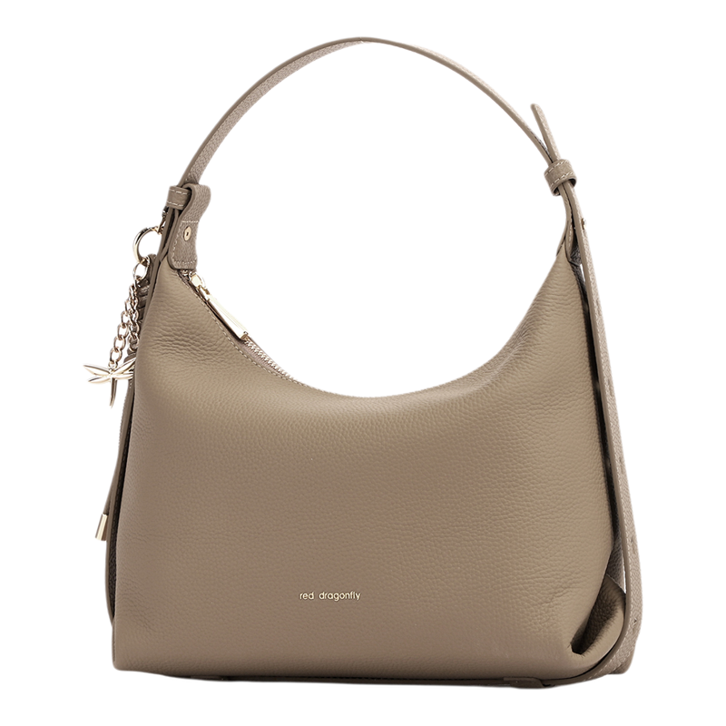 红蜻蜓月牙包女式2025新款头层牛皮真皮腋下单肩手提中年妈妈包包