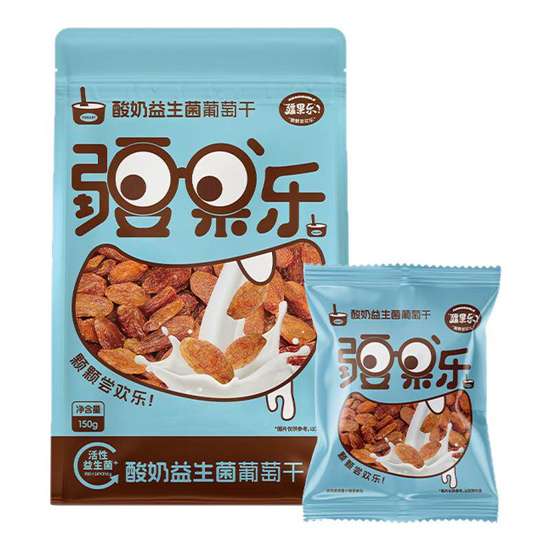 疆果乐酸奶益生菌葡萄干150g