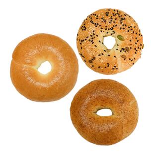 贝果面包全麦手作欧包三明治健康代餐抗饿零食饱腹商用半成品点心