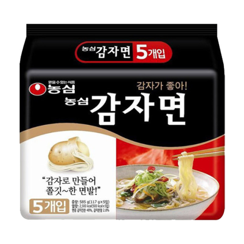 农心土豆拉面5连包速食煮面
