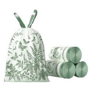 艾草防蚊虫垃圾袋免撕加厚厨房客厅家用塑料袋健康安心3丝抽绳式