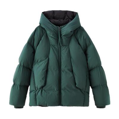 流石连帽面包服羽绒服