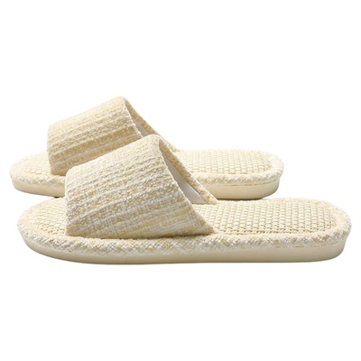 男女棉麻透气防滑亚麻拖鞋舒适