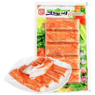 可莱美蟹味棒韩国蟹肉蟹棒手撕蟹柳无法呼吸蟹足棒低脂即食小零食