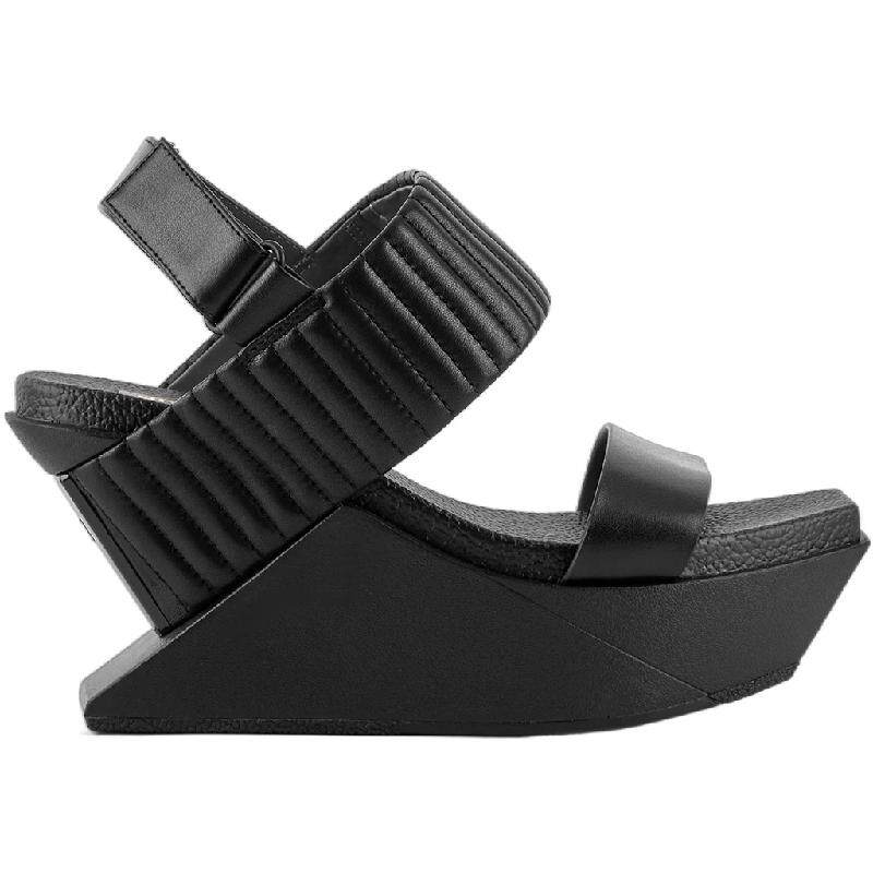 UNunitednude26春夏新Delta Wedge Puffy坡跟高跟凉鞋百搭厚底鞋