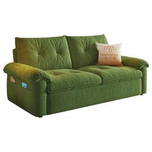 帕沙曼布艺沙发客厅书房小户型简约现代云朵沙发单双人出租房公寓