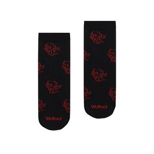 Wolford/沃尔福特Dragon50D秋季龙年限定满印短袜不闷地板袜48091