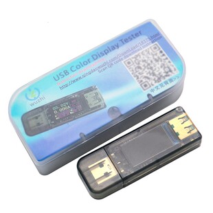 USB测试仪彩屏5A 电压电流表功率电量容量快充协议充电器宝UT模块