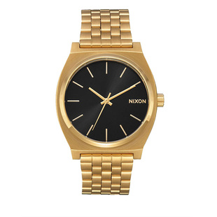 Nixon尼克松男女手表复古方形表时尚礼品石英钢带黑金小金表 A045