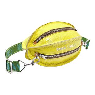 今年流行包包2025新潮多巴胺穿搭胸包宽肩带杨桃橄榄球单肩斜挎包