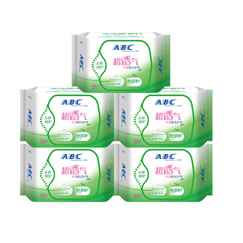 ABC卫生护垫163mm抑菌中和异味