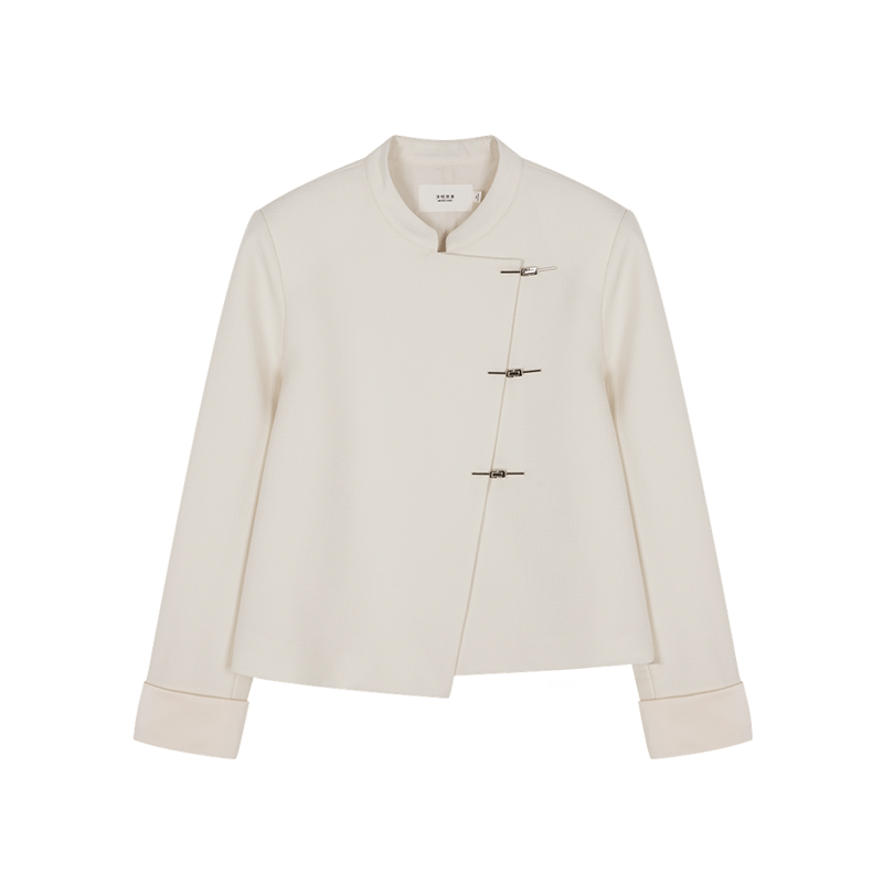 沫晗依美小香风设计感新中式上衣2026春夏新款气质显瘦小香风外套