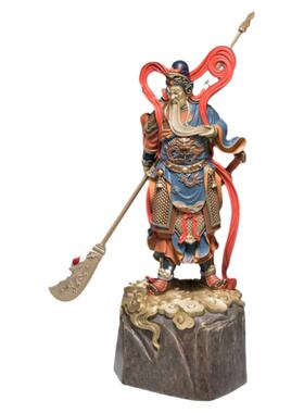 铜师傅关公摆件开业礼品