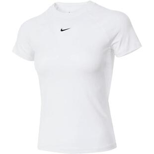 滔搏NIKE耐克女子小勾短款瑜伽训练修身款运动T恤衫FV7843-100