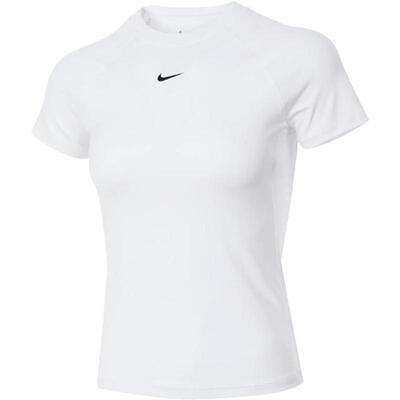 滔搏NIKE耐克女子小勾短款瑜伽训练修身款运动T恤衫FV7843-100