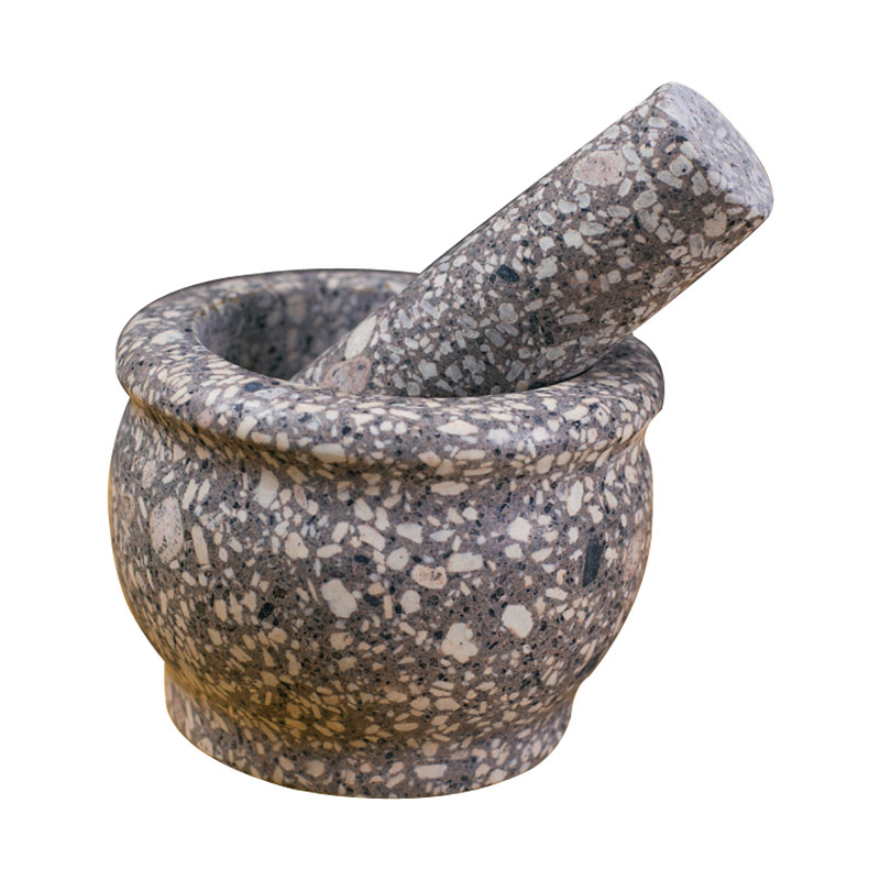 麦饭石捣蒜器原石手工打磨安全