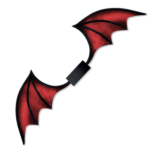 东方Project蕾米莉亚大小姐cos道具服恶魔翅膀万圣节翅膀尾巴武器