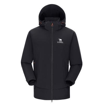 骆驼男装冲锋衣薄外套男女防风防水户外登山硬壳夹克徒步新款春夏