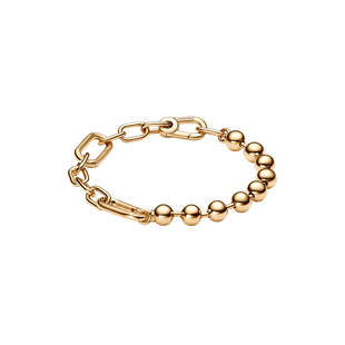 [新年礼物]Pandora潘多拉ME系列金属饰珠环链手链情侣手链小众