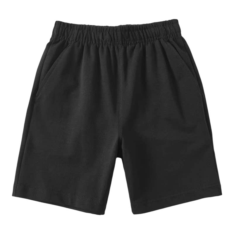 男童校服短裤小学生深灰色男童五分篮球校服裤子大女儿童运动中裤