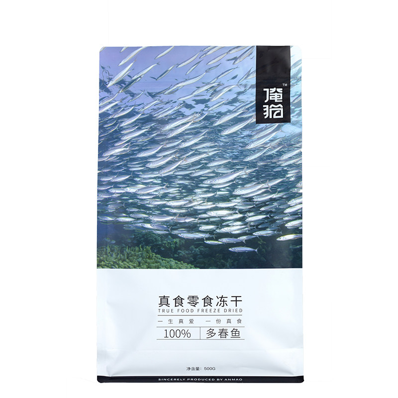 俺猫多春鱼冻干零食500g满籽