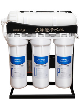 蓝珍珠小型RO反渗透净水器奶茶饮品店开水器制冰机咖啡机茶炉供水