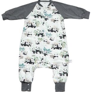 安旦春夏季婴幼儿六层竹棉纱布儿童睡袋宝宝连体衣安旦睡袋