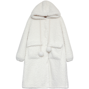 Bananagirl睡衣女套冬季保暖加厚大码简约长款睡袍套装家居服新款