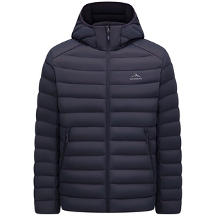 90鹅绒波司登25秋新款连帽轻薄内胆羽绒服排骨条男女叠穿出游徒步