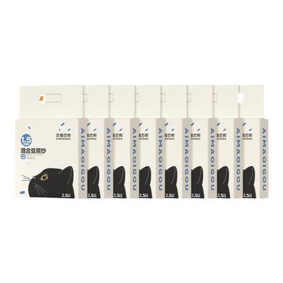 恋猫恋狗混合豆腐猫砂2.5kg*8袋