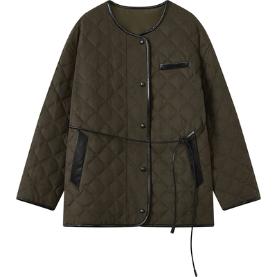 播圆领通勤休闲羽绒服短款女秋冬宽松保暖外套DDS4RD5280