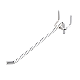 洞洞板三脚挂钩超市货架挂钩洞板钩双角饰品勾孔板五金配件三叉钩