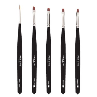 日本Presto美甲笔刷工具光疗笔彩绘笔戳戳笔拉线笔渐变笔指甲胶笔