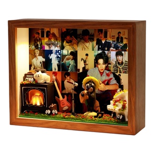 梓渝周边相框生日创意礼物收纳摆件桌面礼品灯明星装饰玄关送闺蜜