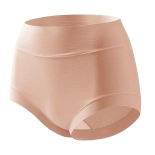 菇娘家大码高腰内裤女生纯棉裆无痕抗菌加长裆胖mm女士三角裤