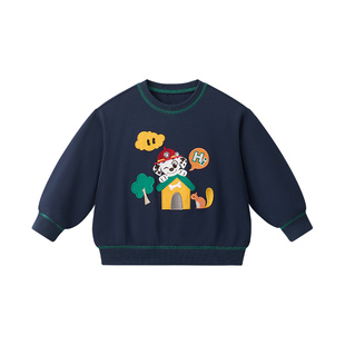 汪汪队男童卫衣春秋儿童休闲上衣男宝宝卫衣打底衫2025秋季新童装