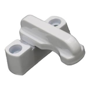 免打孔T型窗锁铝合金平开门窗安全防盗锁扣搭外推拉塑钢窗户配件