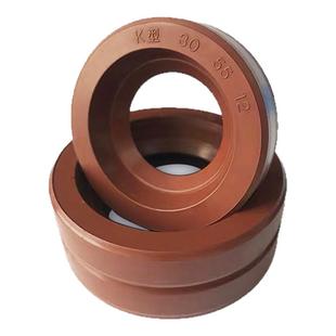K型氟胶骨架油封UHB-Z泵耐高温耐酸碱防水污水泵化工砂浆泵密封圈