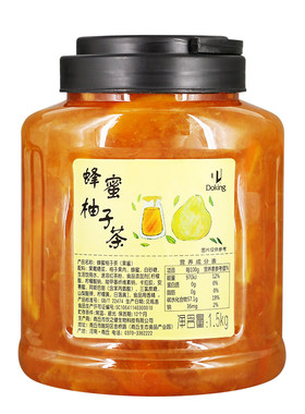 盾皇蜂蜜柚子茶冲饮果肉果酱商用