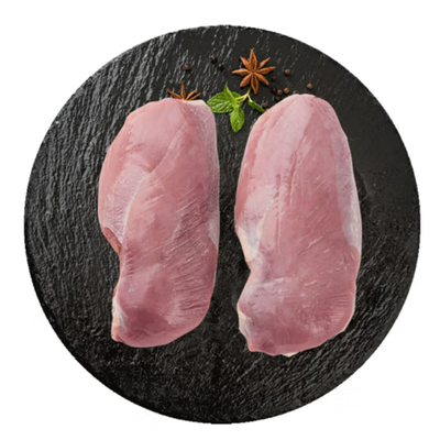 六和新鲜去皮鸭胸肉冷冻瘦肉鸭货生鲜鸭脯肉卤味鸭肉商用食材