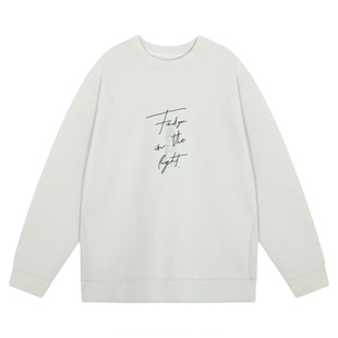 GLOBAL WORK 卫衣男2025冬季新款日系休闲多色印花长袖上衣580440