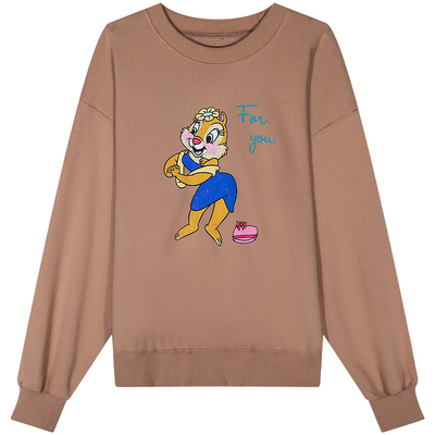 落落狷介宽松早春新款卫衣女