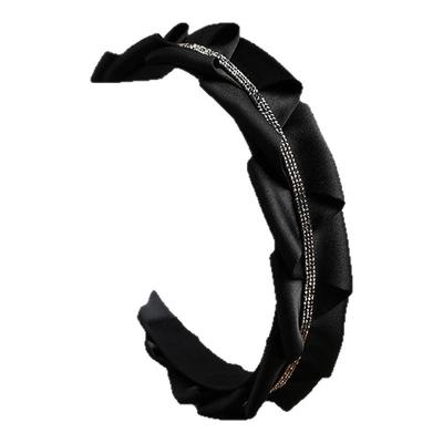 简语发箍布艺轻奢闪钻发饰照片