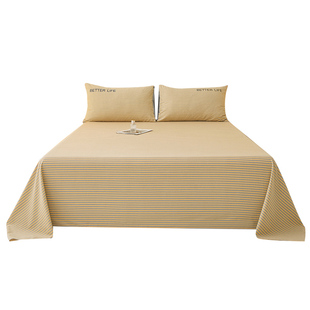 加厚磨毛床单单件秋冬季炕单人宿舍三件套加大榻榻米农村土炕专用