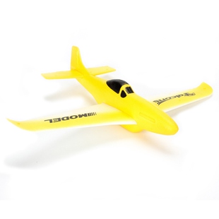 EPP泡沫手抛滑翔机P51野马飞机31CM翼展迷你玩具DIY航模空机