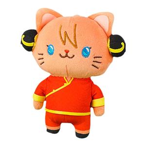 日谷动漫银魂万事屋withCat猫咪可爱公仔娃娃钥匙链眼罩现货包邮