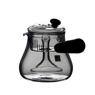 耐高温玻璃蒸汽壶电陶炉烧水煮茶器家用侧把壶过滤泡茶蒸茶壶单壶