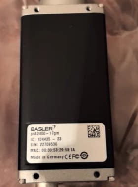 议价BASLER PIA2400-17gm/piA2400-17gcCCD工业相机 5百万像素彩