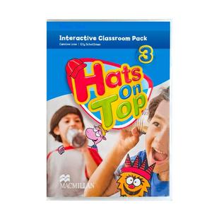 包邮原版进口幼儿英语培训麦克米伦幼儿园启蒙英语教材 hats on top 3 级别 配套白板互动课件 幼儿园英文课本入门零基础启蒙儿童